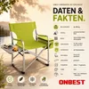 ONBEST Campingstuhl | mit 16L Kühltasche | Seitentisch | Produktbild-Vorschau 11