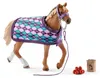 Schleich - Tierfiguren, Englisches Vollblut mit Decke; Produktbild-Vorschau 5