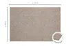 Fußmatte 100 x 150 Beige Waschbar Baumwolle Produktbild-Vorschau 4