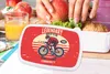 KitchenYeah® Lunchbox Brotzeit Brotdose 17x11 cm Fahrrad - Produktbild-Vorschau 3