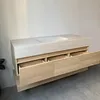Set lavabo sospeso - Pietra sinterizzata - Effetto Anteprima dell’immagine prodotto 9