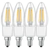 4 x Ledvance LED Filament Smart+ Kerze 4W = 40W E14 klar Produktbild-Vorschau 1