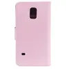 Leder Handyhülle für Samsung Galaxy S5 mini Pink Schutz Produktbild-Vorschau 2