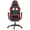 vidaXL Gaming-Stuhl mit Fußstütze Schwarz und Rot Produktbild-Vorschau 12