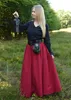 Mittelalter Bluse Aila mit Schnürung, schwarz  aus Produktbild-Vorschau 4
