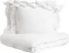HOMLA Pościel MORAIN z mikrofibry biała z koronką 160x200 + Podgląd zdjęcia produktu 1