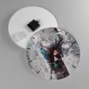 Wanduhr - Rund - Glasuhr - Abstraktion modern - 30x30cm - Produktbild-Vorschau 2