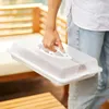 Rotho John, Krabice, Obdélníkový, Průhledná, Bílá, Náhled obrázku produktu 7