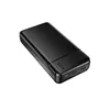 A black power bank is shown on a white background. Produktbild-Vorschau