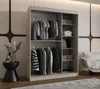 Kleiderschrank 150 cm BEYZA mit Spiegel - Kaschmir Produktbild-Vorschau 2