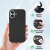 Handyhülle Silikon Schutz türkis passend für iPhone 16 Produktbild-Vorschau 4