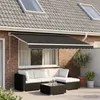 vidaXL Ersatzstoff für Markise Grau 400x300 cm Polyester Produktbild-Vorschau 1