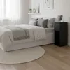 Nachttisch Beistelltisch schmal - Schwarz matt - mit USB Produktbild-Vorschau 5
