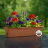4x Blumenkasten 80cm Balkonkasten mit Wasserspeicher Produktbild-Vorschau 2