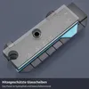 A close-up, angled view of a shower control panel with water droplets on its surface. Podgląd zdjęcia produktu