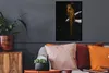 MuchoWow® Gerahmtes Poster Papagei - Vogel - Gold 40x60 cm Produktbild-Vorschau 2
