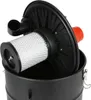 A close-up view of a vacuum cleaner filter and motor assembly placed inside a black canister. Produktbild-Vorschau