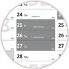 XXL Wandkalender Wandplaner 2026 grau (gerollt) DIN A0 Produktbild-Vorschau 3