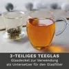 Creano Teeglas all in one, Große Teetasse mit Sieb und Produktbild-Vorschau 3
