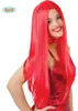 Demonische Halloween pruik, lang, rood, voor carnaval, Productafbeelding-voorbeeld 4
