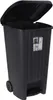 Mülleimer outdoor 90 l anthrazit/schwarz mit Pedal und Produktbild-Vorschau 7