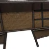 vidaXL Gartensofa 2-Sitzer mit Teetisch Poly Rattan Braun - Produktbild-Vorschau 5