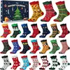 Calendrier de l'Avent pour chaussettes homme, 24 paires, Voir les images du produit 1