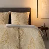 Estella Mako Jersey Bettwäsche 155x220 Marie messing Gingo Produktbild-Vorschau 5
