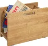 HAKU Zeitungsständer eiche - Massivholz, B/H/T: 40x30x21 cm Produktbild-Vorschau 5