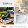 tectake® Grillbesteck mit Aluminiumkoffer aus Edelstahl Produktbild-Vorschau 4