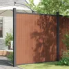 vidaXL Zaunelement mit 2 Pfosten Braun 180x186 cm WPC Produktbild-Vorschau 3