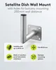 Goobay 67300 Aluminium Support mural pour parabole SAT, Voir les images du produit 2