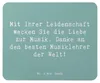 Mr. & Mrs. Panda Mauspad Spruch Musiklehrer Liebe - Produktbild-Vorschau 1