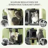 PawHut Kratzbaum 173cm mit Höhle Sisalstämme für kleine Produktbild-Vorschau 6