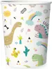 Vasos de papel con motivos de dinosaurios, 220 ml, paquete Vista previa de la imagen del producto 1