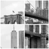 Gerahmtes Poster - Schwarzer Rahmen - Brücke Brooklyn Produktbild-Vorschau 9