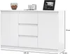 Commode VBChome avec 3 tiroirs et 2 portes 120 x 35 x 75 cm Voir les images du produit 2