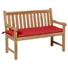 Madison Bankauflage Panama 120x48 cm Ziegelrot Produktbild-Vorschau 1