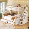 Flieks Etagenbett 90x200cm / 140x200cm mit 2 Schubladen, Produktbild-Vorschau 1