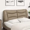 The Living Store Kopfteil-Kissen Cappuccino-Braun 140 cm Produktbild-Vorschau 4