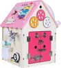 RAPPA 2Kids Toys Activity board House pink Náhľad obrázku produktu 1
