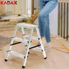 KADAX Drabina Aluminiowa Składana 3 Stopniowa Domowa Podest Podgląd zdjęcia produktu 4