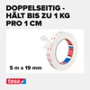 tesa Powerbond montageband voor behang/pleisterwerk, 19 mm Productafbeelding-voorbeeld 11