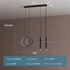 doporro Lampadario a Sospensione LED 100cm, Lampada Lineare Anteprima dell’immagine prodotto 7