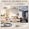 Stropní svítidlo HOMCOM s ventilátorem, 50cm stropní Náhled obrázku produktu 5