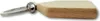 CombiCraft Holz Schlüsselanhänger Haus 45x35 mm - 25 Stück Produktbild-Vorschau 2