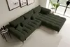 99rooms Ferrano Ecksofa Chenille EDEN Olive Rechts mit Produktbild-Vorschau 3
