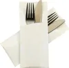 520x Pochetto Bestecktaschen 200x85mm creme marmor inkl. Produktbild-Vorschau 1