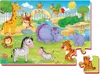 A4 Schaumstoffpuzzle Zootiere Pädagogisches Puzzle Roter Produktbild-Vorschau 3