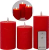 3er Set Led Kerzen 7,5cm ø Kerze flackernde Flamme mit Produktbild-Vorschau 1